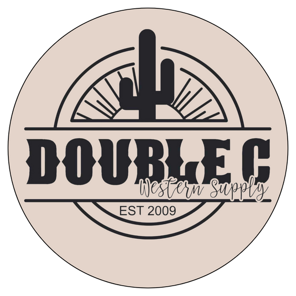 logo for double c western supply 