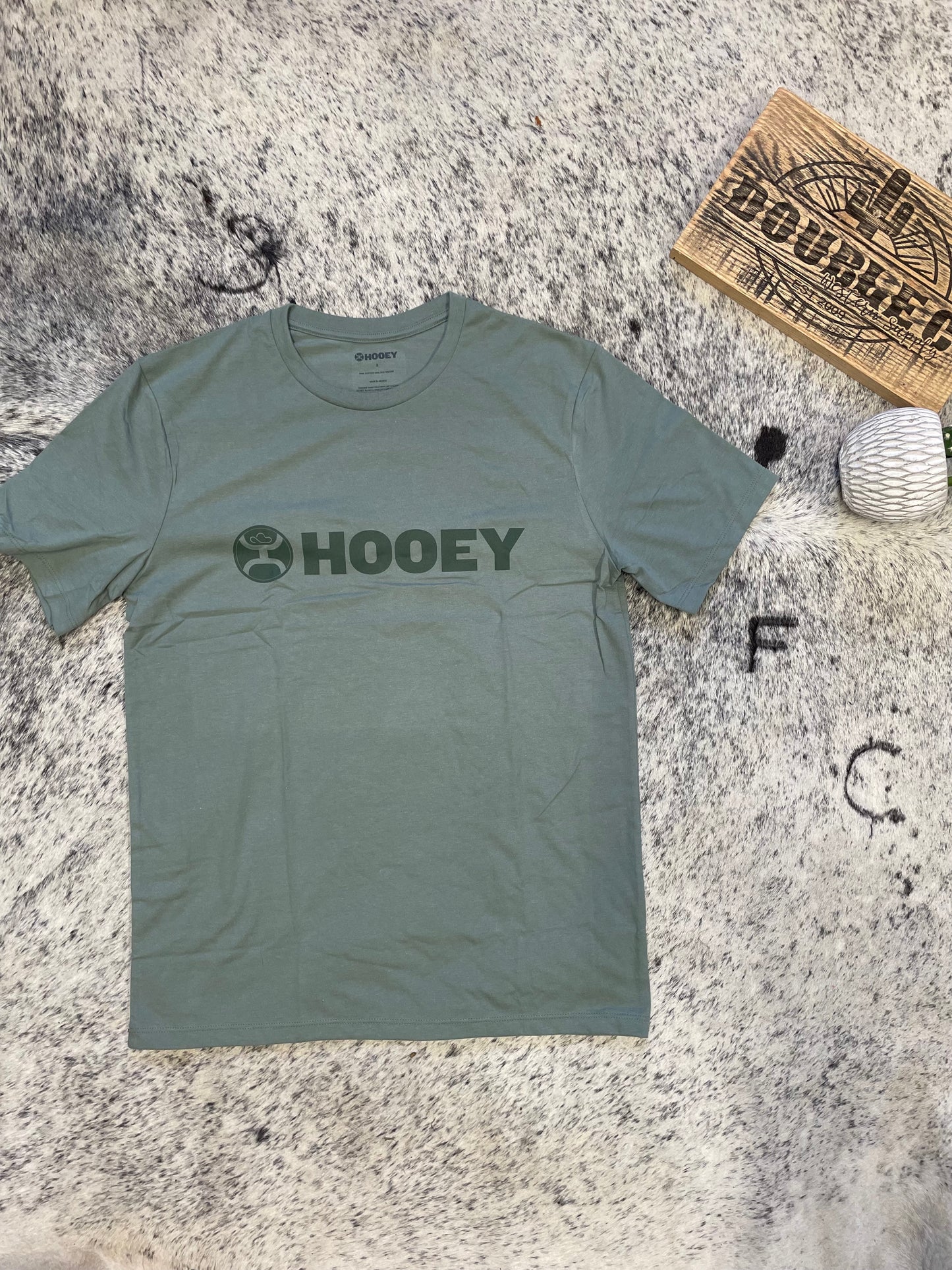 HOOEY "LOCK-UP" AGAVE GREEN T-SHIRT T Shirt Hooey