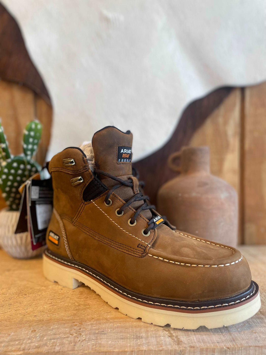 Ariat - Men's Rebar Lift 6 Inch Waterproof Work Boot 10046877 Men’s Boots ariatfootwear Ariat