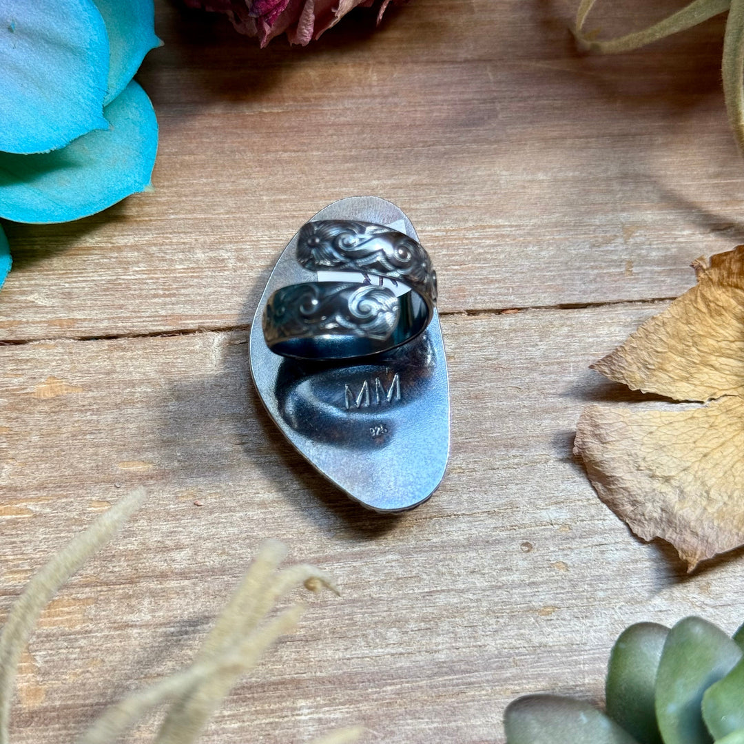 MJ ring - Sterling Silver Free Form Long Adjustable Ring Shopify Collective The Bijoux FAB Jewelry The Bijoux FAB Jewelry