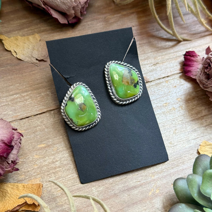 17 - Sterling Silver Sonoran Turquoise Stud Earrings by Jason Ogg Earrings Shopify Collective The Bijoux FAB Jewelry The Bijoux FAB Jewelry