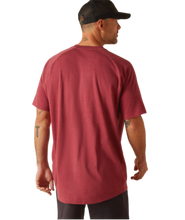 Load image into Gallery viewer, Ariat MNS Rebar Cotton Strong T-Shirt
ROAN ROUGE HEATHER
