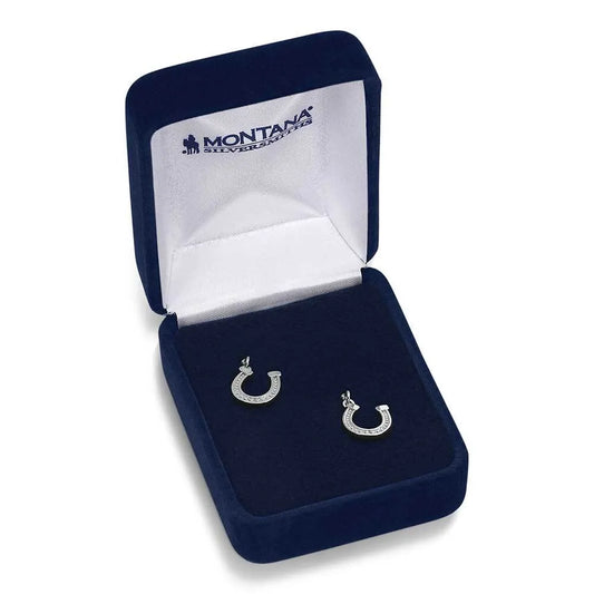 Dainty Horseshoe Earrings ER5941 Earrings Montana Silversmiths