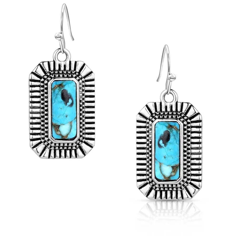 Turquoise Sky Earrings ER6110 Earrings Montana Silversmiths