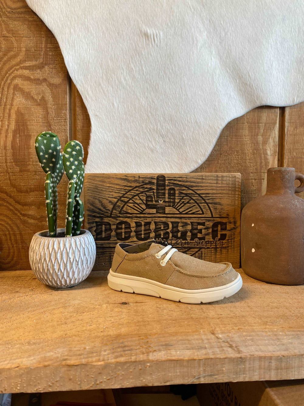 Ariat Kid's Hilo In Washed Tan Canvas shoe ariat ariatfootwear children's Ariat