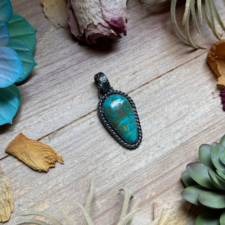 MJ Pendant - Teardrop Turquoise - Fit 6mm Pendant Shopify Collective The Bijoux FAB Jewelry The Bijoux FAB Jewelry