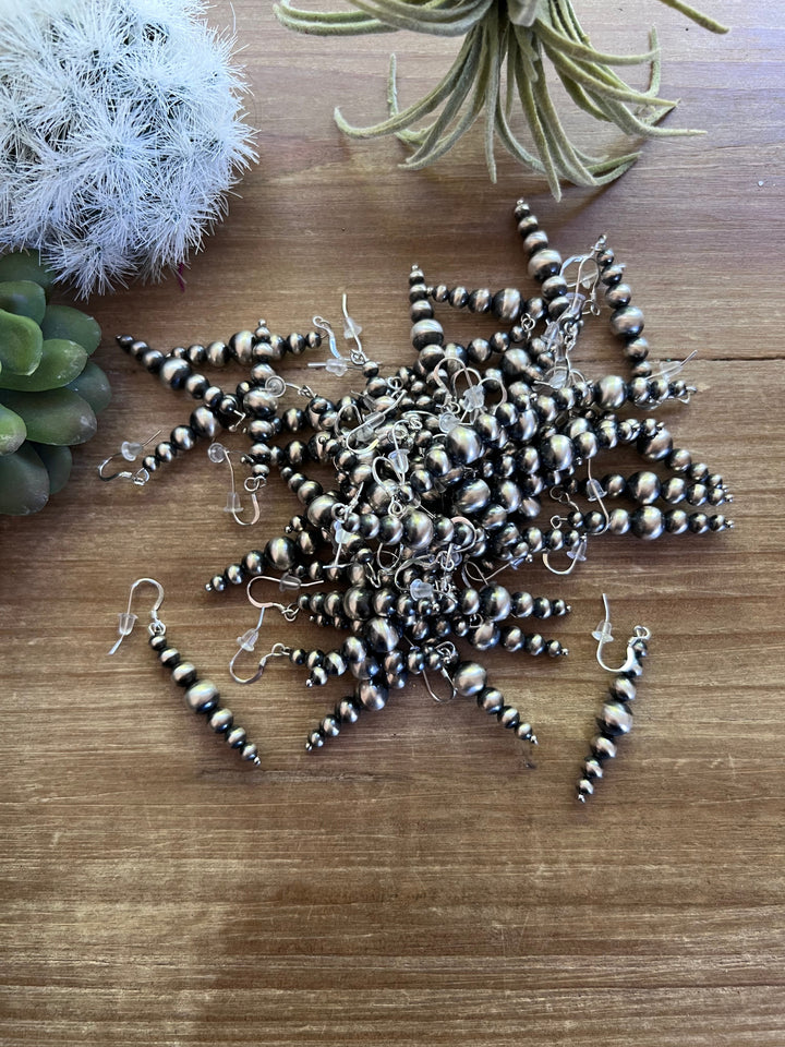 All Sterling Silver Pearls earrings simple Earrings Shopify Collective The Bijoux FAB Jewelry The Bijoux FAB Jewelry
