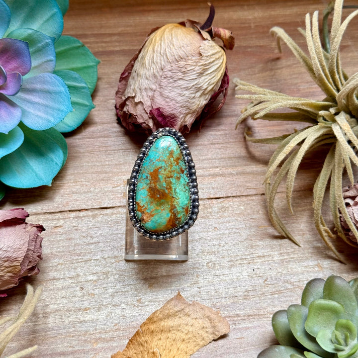 MJ Freeform Turquoise Ring – Sterling Silver Ring Shopify Collective The Bijoux FAB Jewelry The Bijoux FAB Jewelry