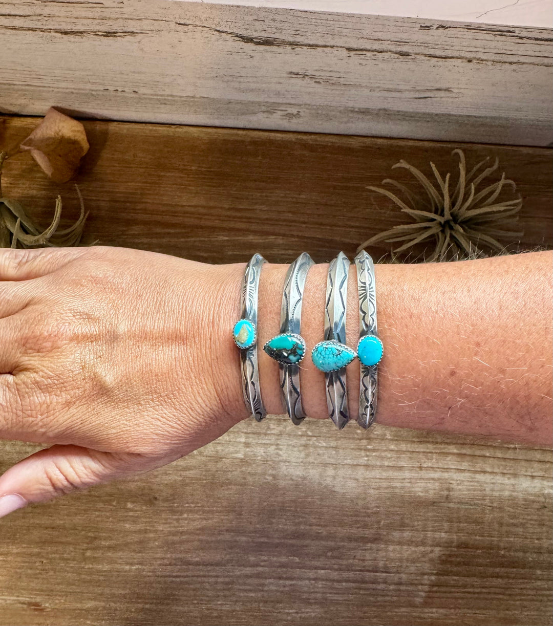 Turquoise Cuff Bracelet – Sterling Silver Bracelets Shopify Collective The Bijoux FAB Jewelry The Bijoux FAB Jewelry