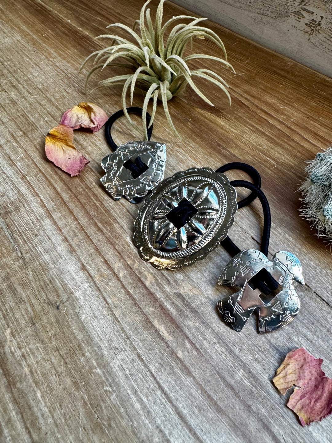 Concho Hair Tie - pick your favorite - Buy 1, Get one Free hair ties Shopify Collective The Bijoux FAB Jewelry The Bijoux FAB Jewelry