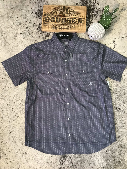 Ariat MNS VentTEK Western Fitted Shirt GREY Shirt ariatmens Ariat