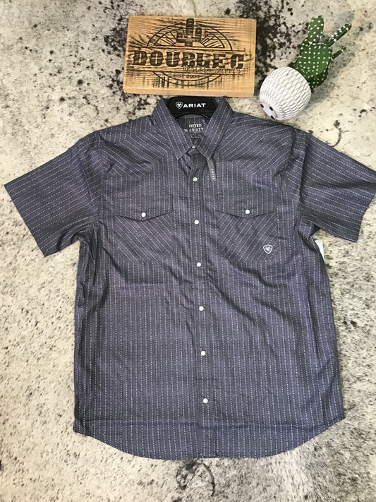 Ariat MNS VentTEK Western Fitted Shirt GREY Shirt ariatmens Ariat