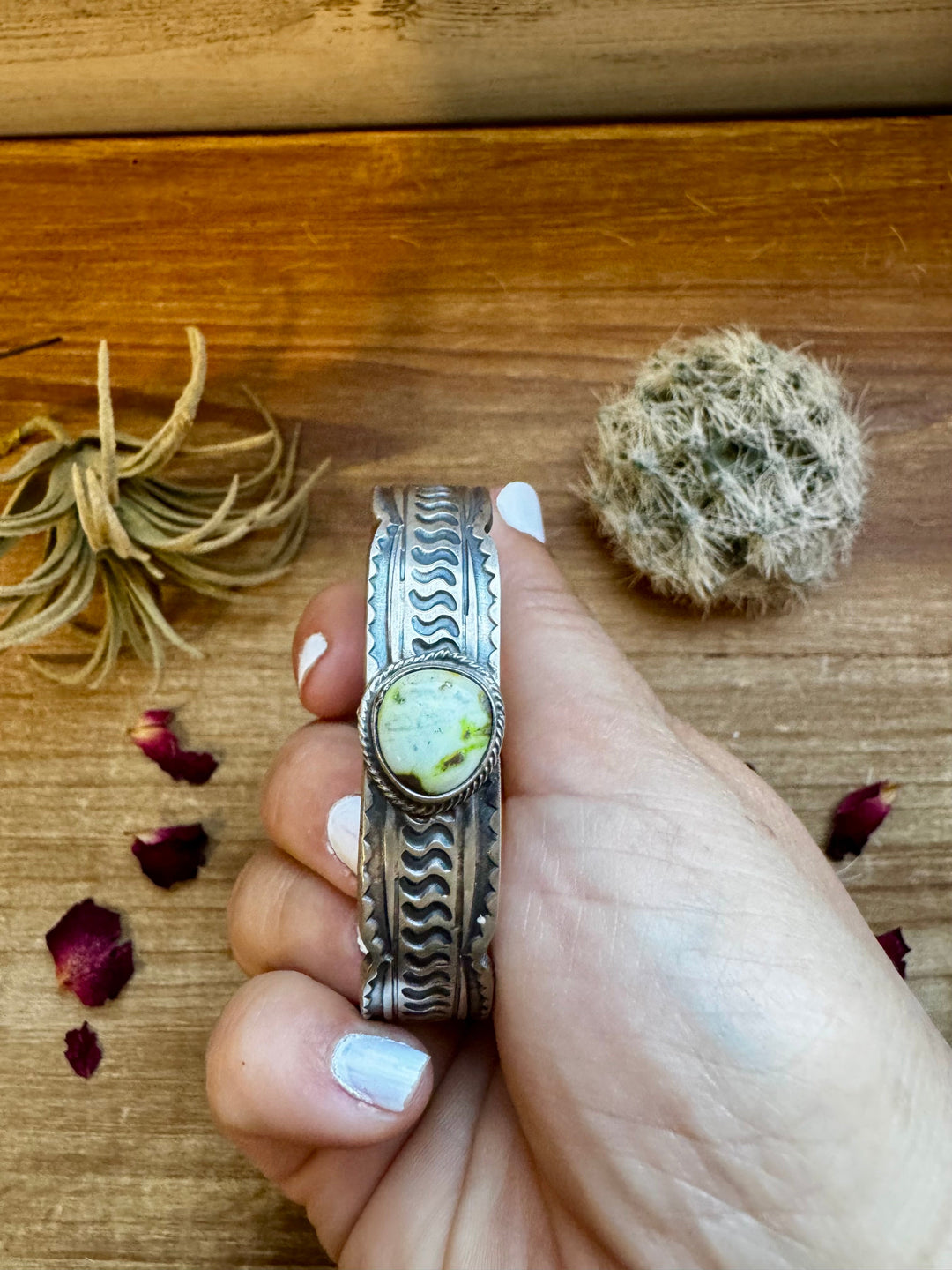 Cuff - Sterling silver Cuff Bracelet with Palomino turquoise Bracelets Shopify Collective The Bijoux FAB Jewelry The Bijoux FAB Jewelry