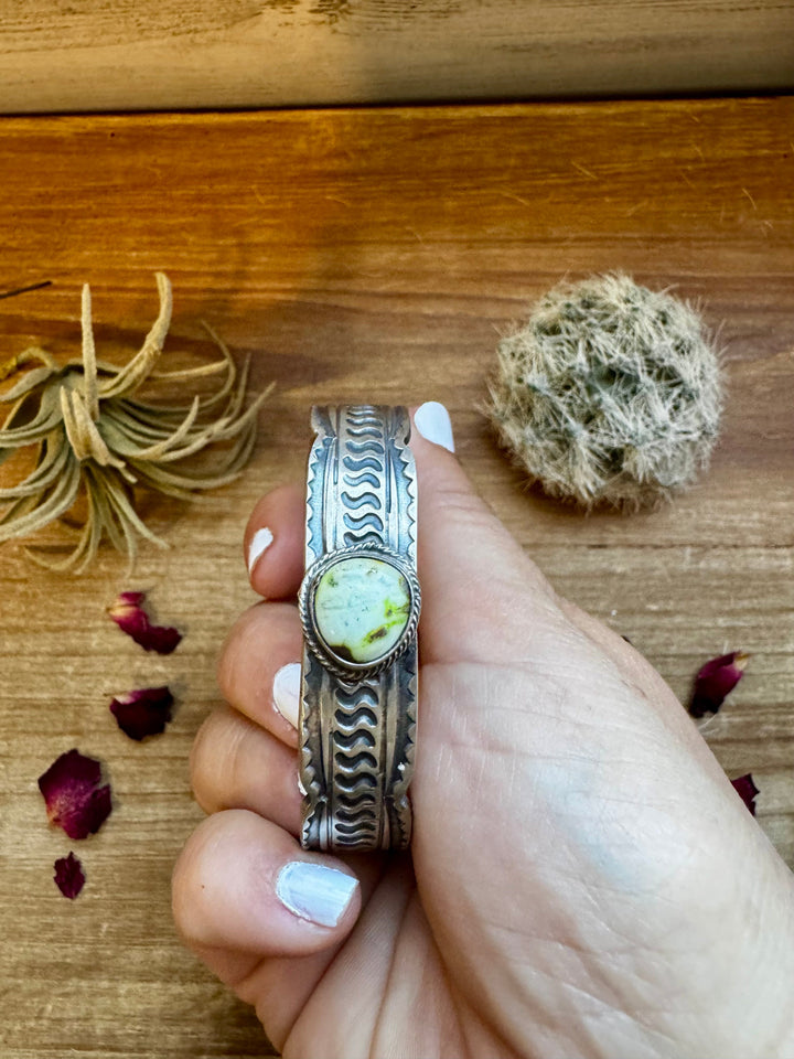 Cuff - Sterling silver Cuff Bracelet with Palomino turquoise Bracelets Shopify Collective The Bijoux FAB Jewelry The Bijoux FAB Jewelry