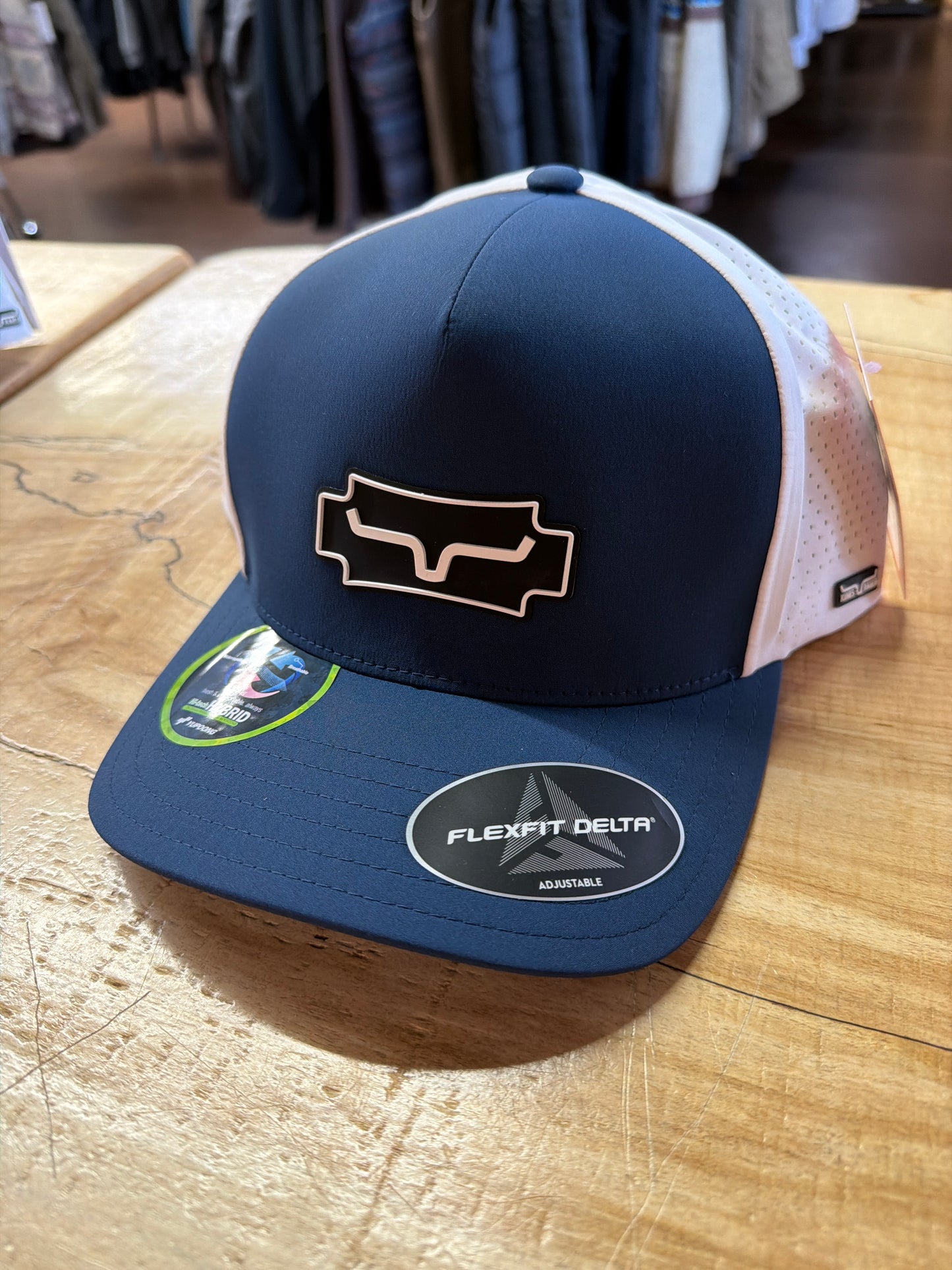 Kimes Ranch Hybrid Arena Cap Navy/White Caps Kimes