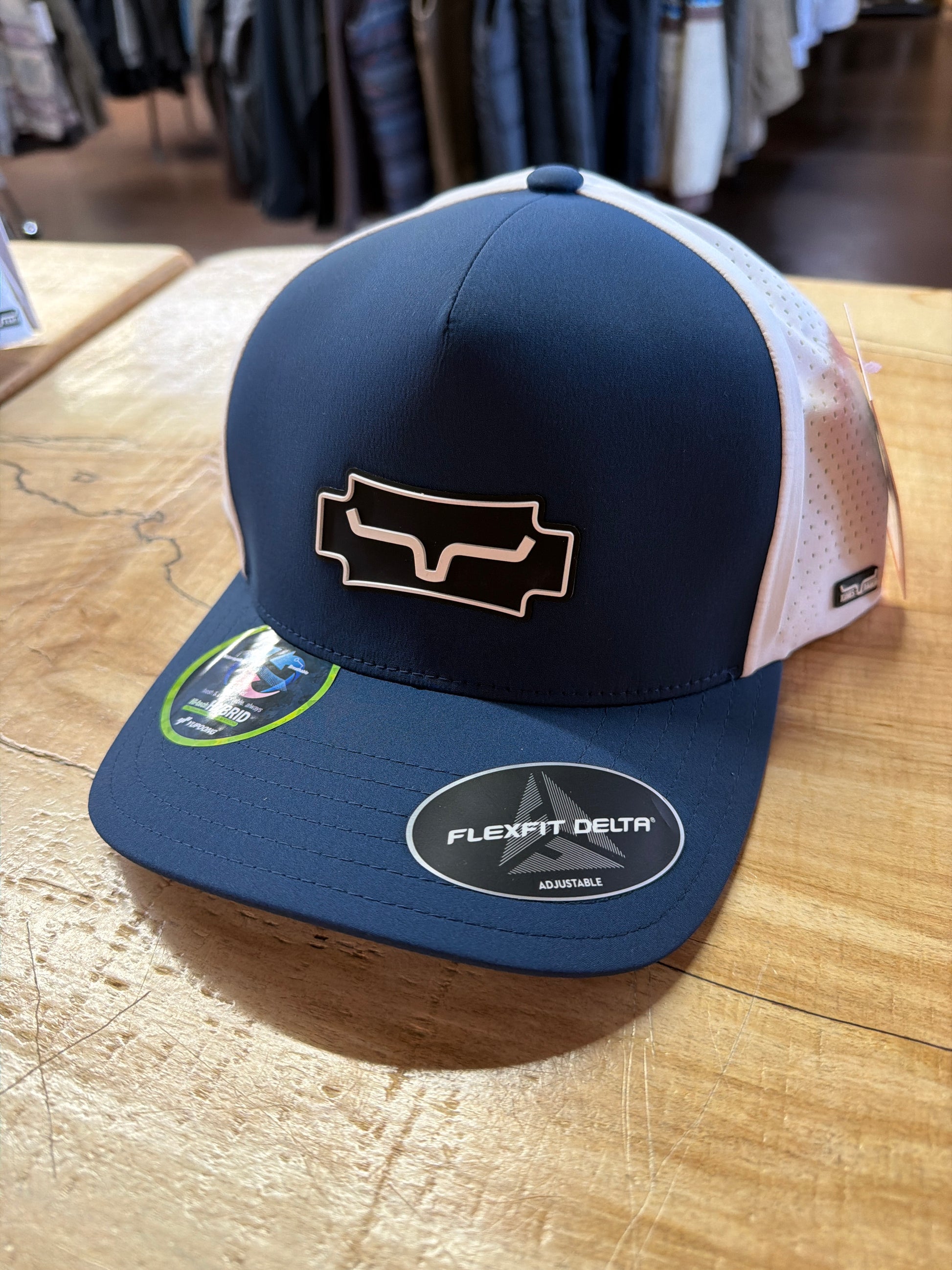 Kimes Ranch Hybrid Arena Cap Navy/White Caps Kimes