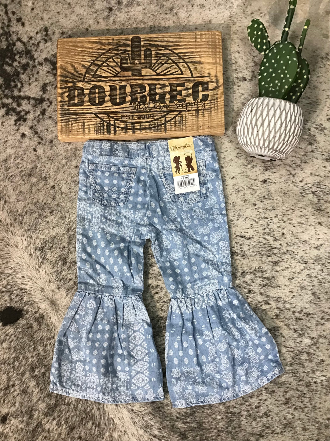 Wrangler® Baby Girl Flare Jean - Winter Jean girls Wrangler Wrangler