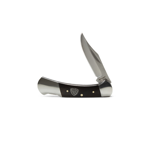 Ariat Folding Knife 3.5" Smooth Black A710011101-L