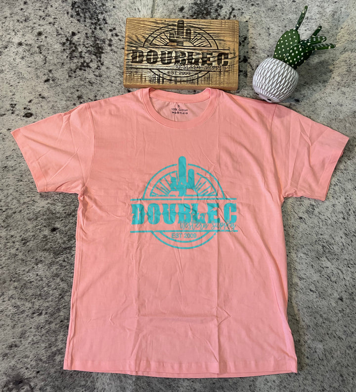 Double C Cactus Logo T Shirt T Shirt Double C Western Supply