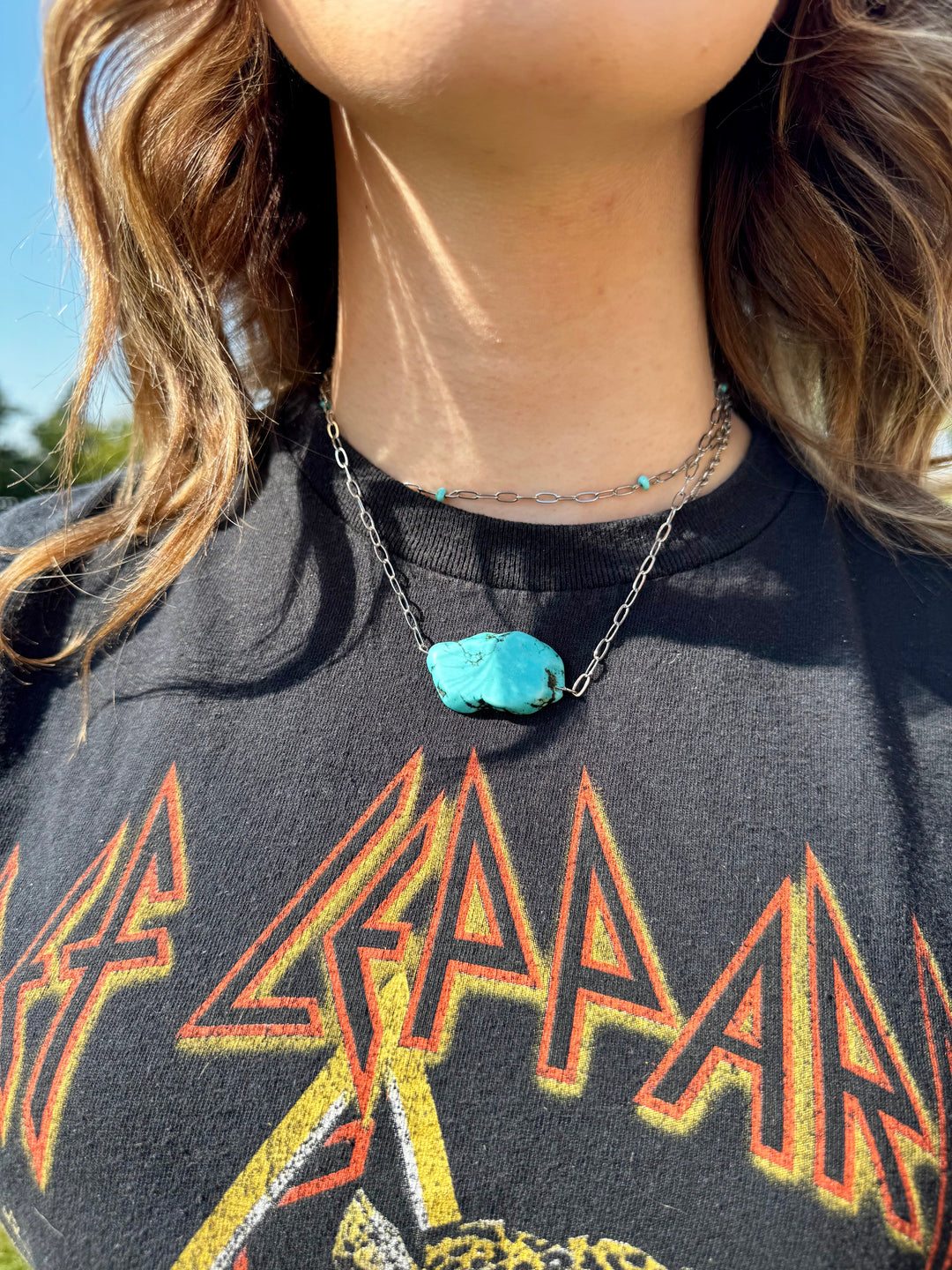 choker turquoise magnesite necklace Choker Shopify Collective The Bijoux FAB Jewelry The Bijoux FAB Jewelry