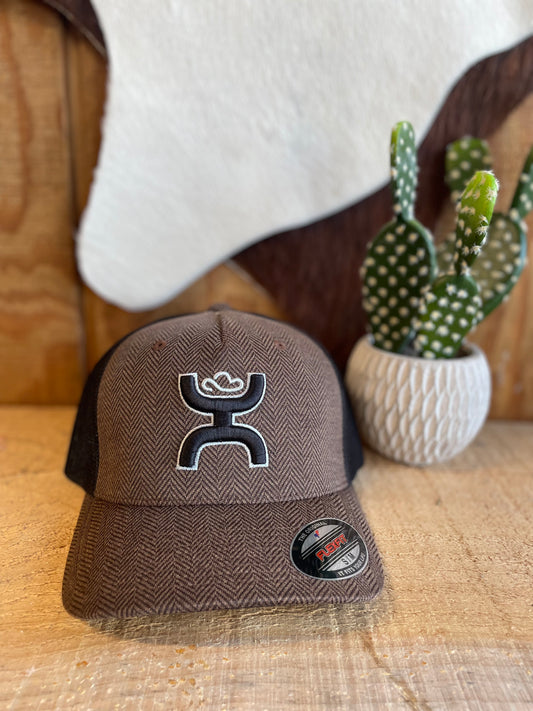 Hooey Coach Brown/Black Flexfit Cap Caps Hooey