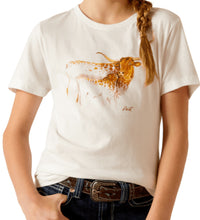 Load image into Gallery viewer, WMS/YOUTH Ariat Maternal Cow T-Shirt
WHITE
