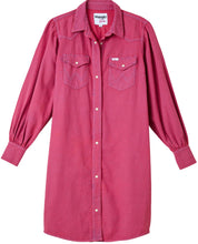 Load image into Gallery viewer, Wrangler® X Barbie Shirt Dress - Over Dye
