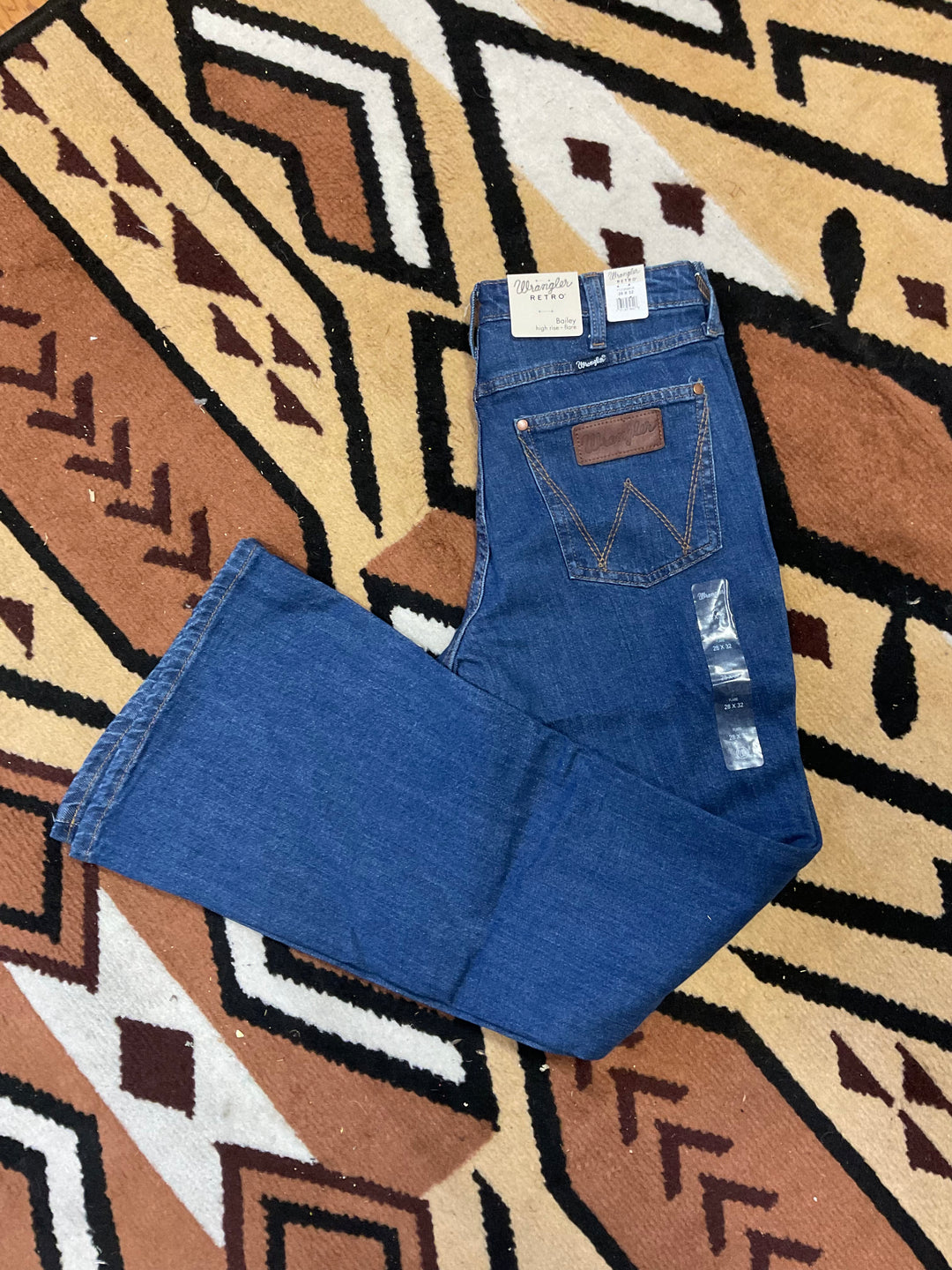 Wrangler Retro Bailey High Rise Flare Jeans/Ellis 112384815