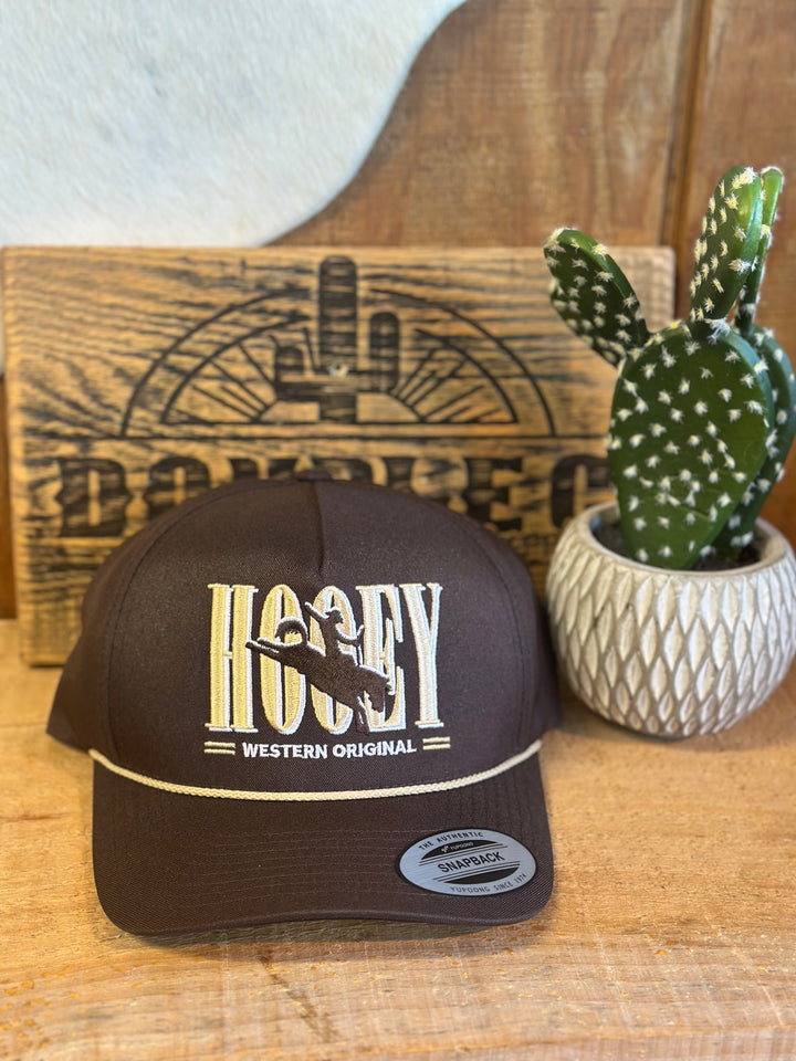 "Wild Ride" Hooey Hat Brown w/ Hooey Embroidered Logo 2569T Hat caps hooey Hooey
