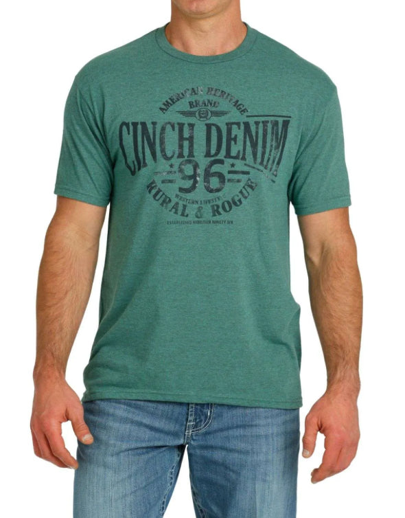 Cinch Denim T-shirt 96 Green Cinch