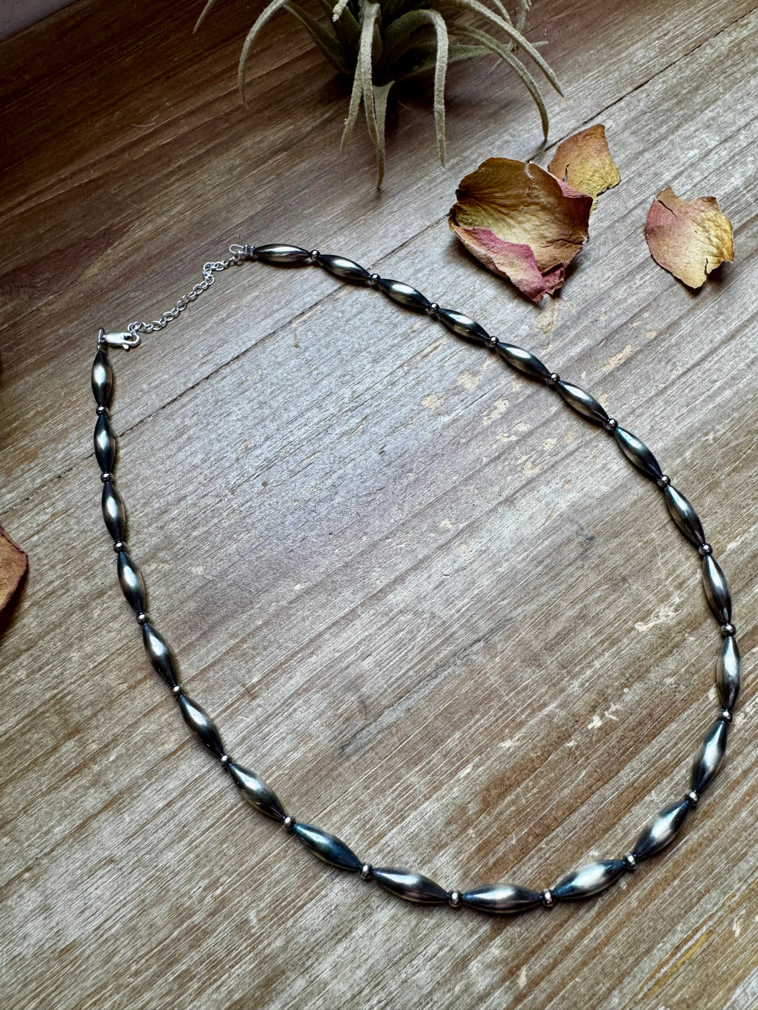 17 inch Torpedo Sterling Silver Pearls Necklaces Shopify Collective The Bijoux FAB Jewelry The Bijoux FAB Jewelry