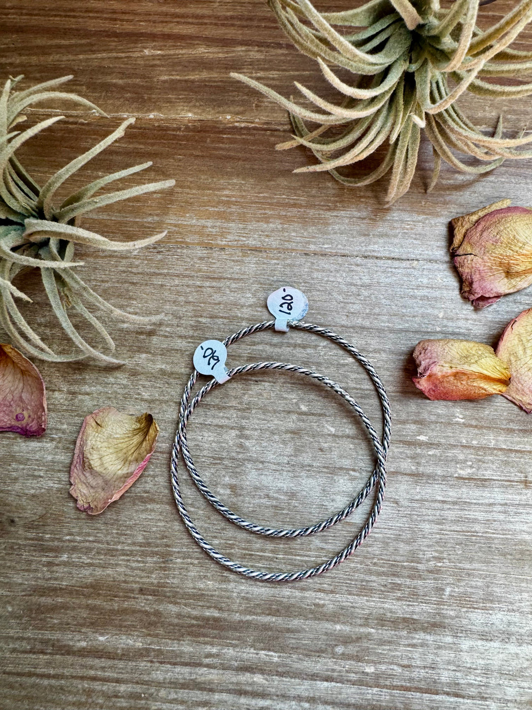 Sterling Silver Rope Bangle Bracelet Bracelets Shopify Collective The Bijoux FAB Jewelry The Bijoux FAB Jewelry