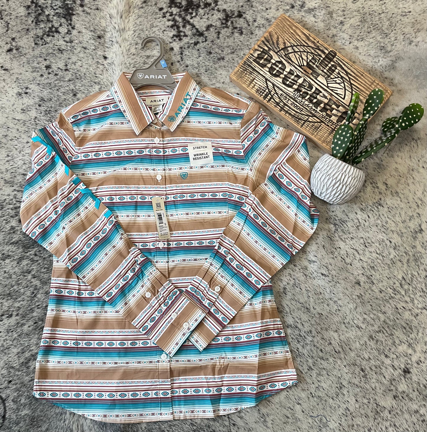 Ariat Womens Team Kirby L/S Shirt Fallon Serape Print Shirts & Tops ariatwomens Ariat