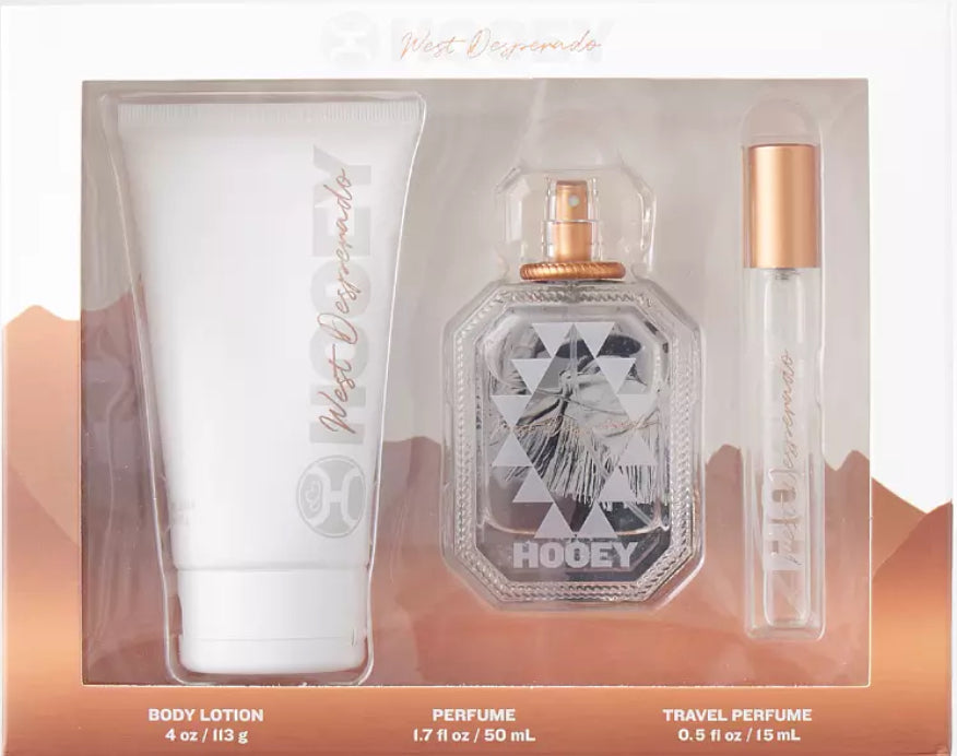 Hooey & West Desperado Stunning 3 Piece Perfume & Lotion Gift Set Perfume & Cologne Hooey