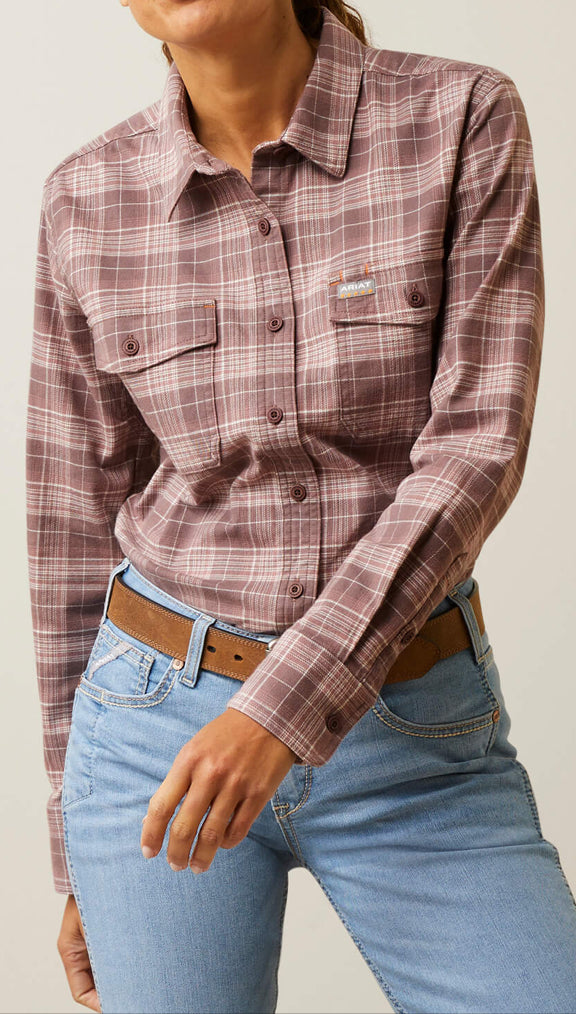 Ariat Women’s Rebar Flannel DuraStretch Work Shirt