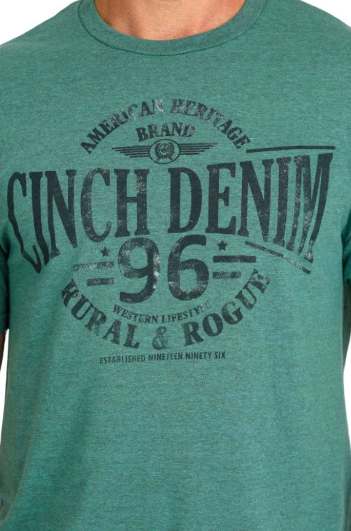 Cinch Denim T-shirt 96 Green