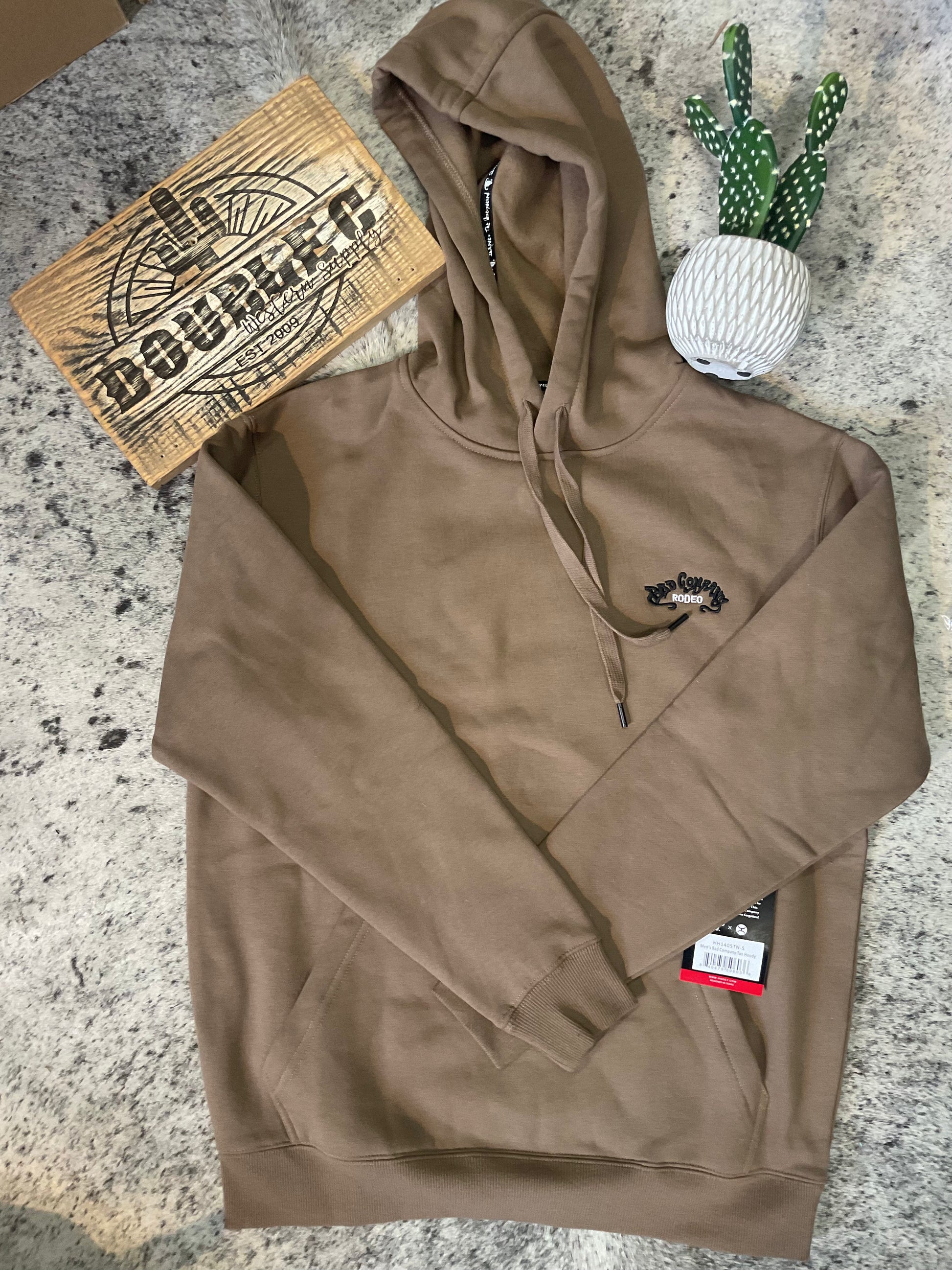 Hooey Bad Company Mens Tan Hoody HH1405TN Hoodie Hooey
