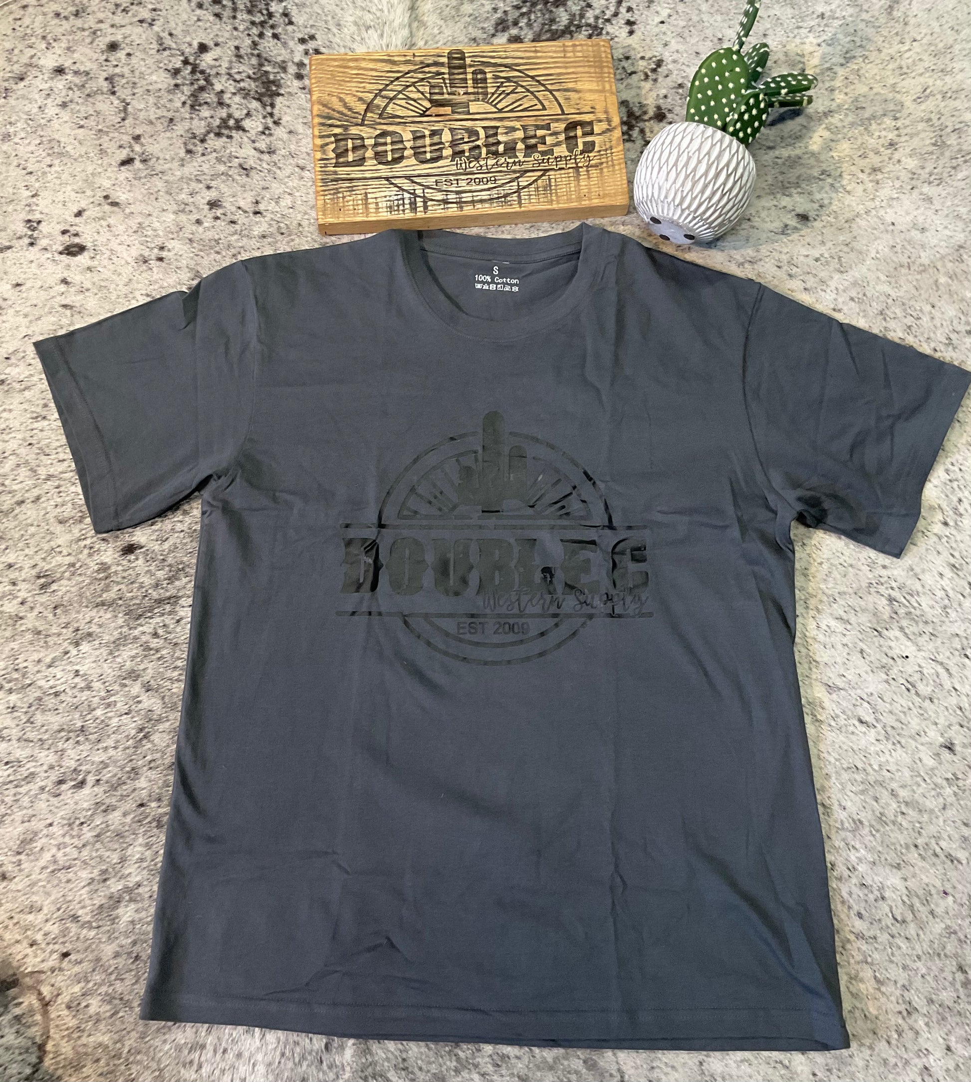 Double C Cactus Logo T Shirt T Shirt Double C Western Supply