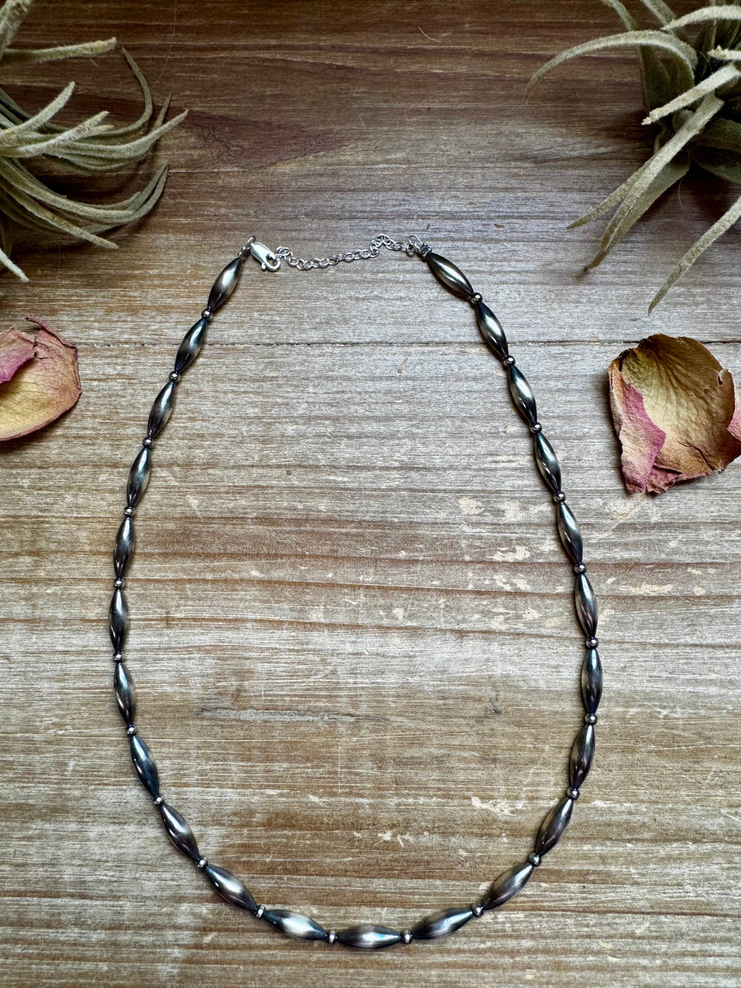 17 inch Torpedo Sterling Silver Pearls Necklaces Shopify Collective The Bijoux FAB Jewelry The Bijoux FAB Jewelry