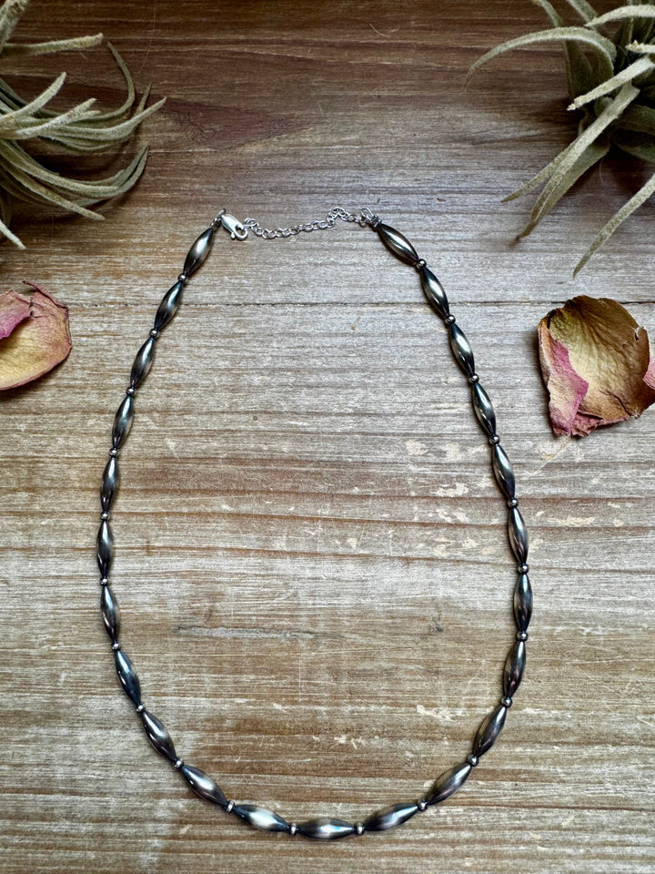 17 inch Torpedo Sterling Silver Pearls Necklaces Shopify Collective The Bijoux FAB Jewelry The Bijoux FAB Jewelry