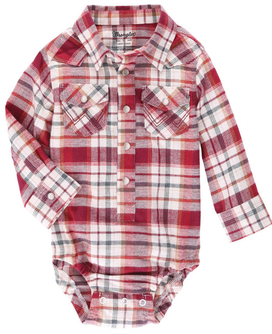 Wrangler® Baby Boy Bodysuit - Red Onesie Wrangler