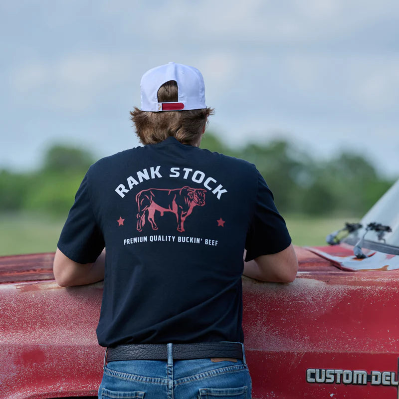 Hooey Charbray Men's Black Crew Neck - HT2619BK T-Shirt Hooey