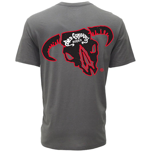 Bad Company T-shirt Dark Grey w/Black & Red Logo HT1831DKGY shirt Hooey