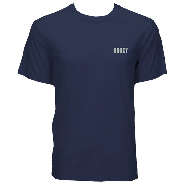 Hooey "Wild Ride" T-shirt Blue w/Light Blue & White Hooey Logo HT1911NV T Shirt hooey Hooey