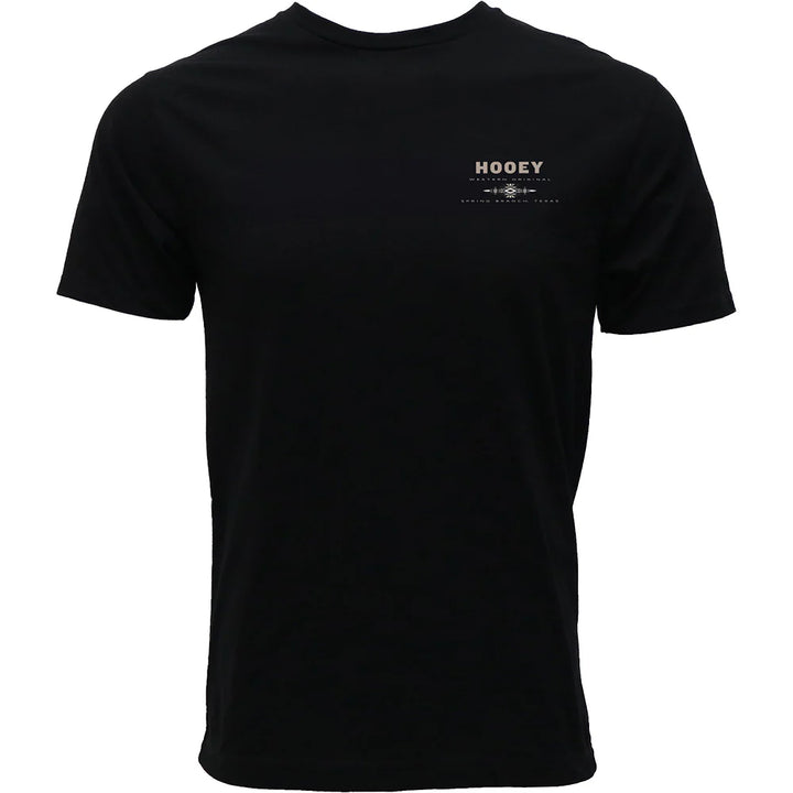 Hooey Peyote Men's Black Crew Neck T-Shirt - HT2601BK T-Shirt hooey Hooey