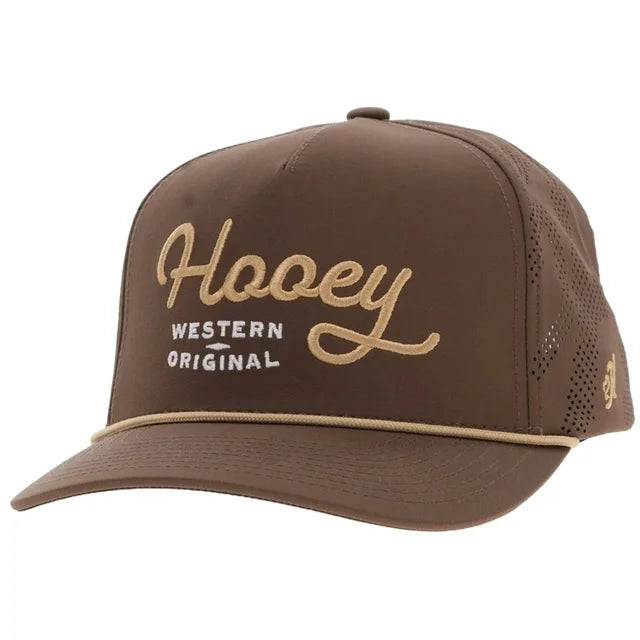 Hooey Men's OG Brown 5 Panel Trucker Hat 2560T-BR Cap Hooey