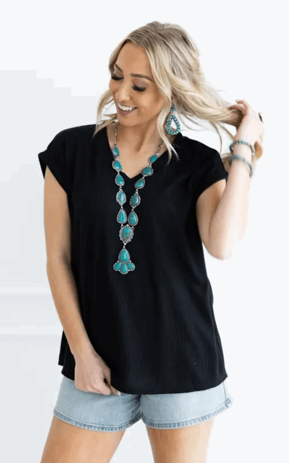Thermal Two-Tone Top Shirt 20% off Faire