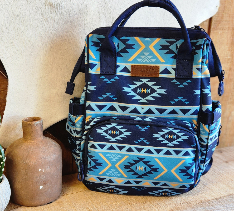 Wrangler Aztec Printed Callie Backpack Wrangler