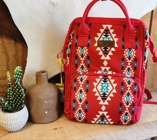 Wrangler Aztec Printed Callie Backpack Wrangler