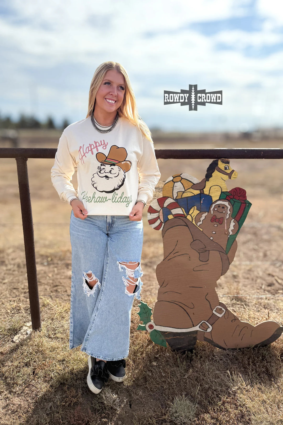 Rowdy Crowd Yee-Hawlidays Long Sleeve RC1225